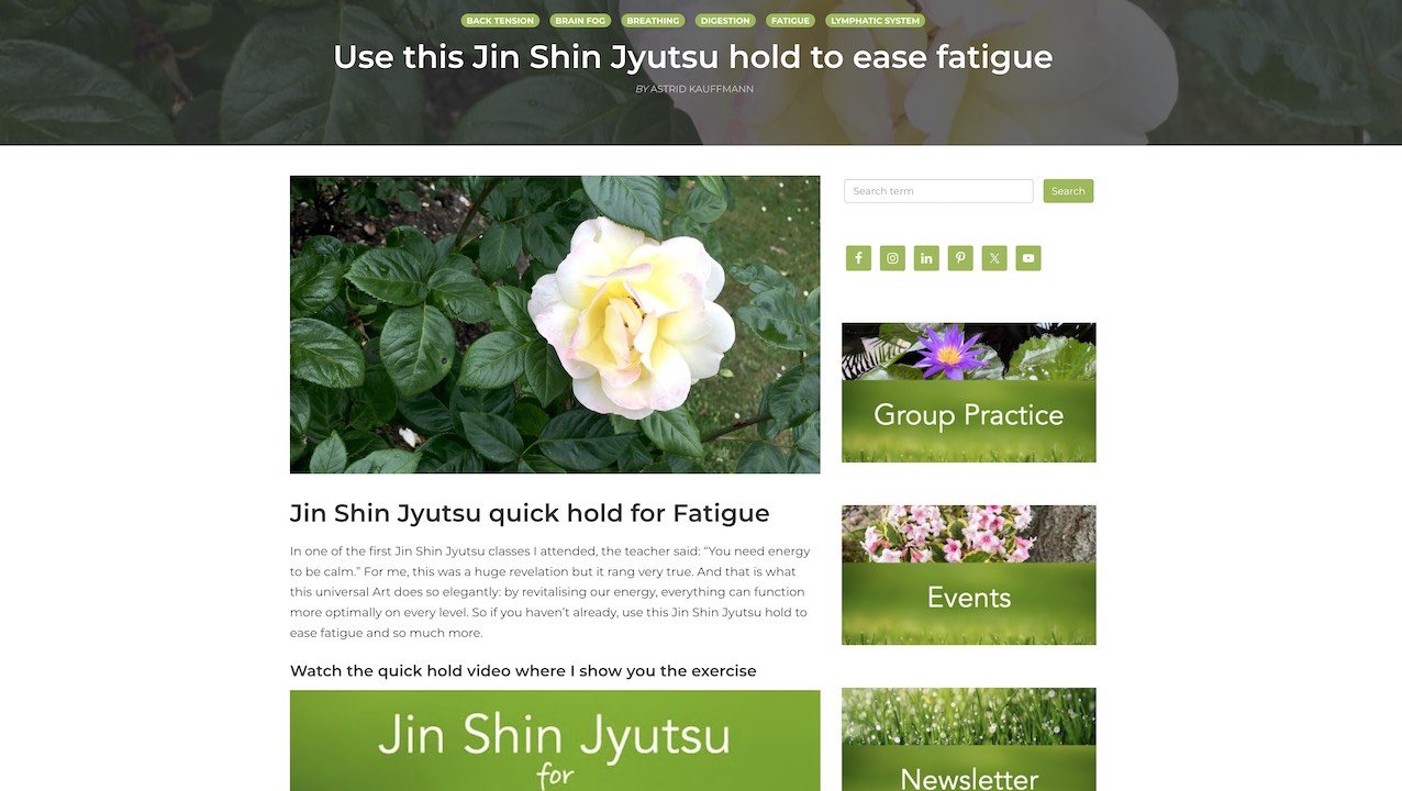 Flows For Life Jin Shin Jyutsu Blog Posts